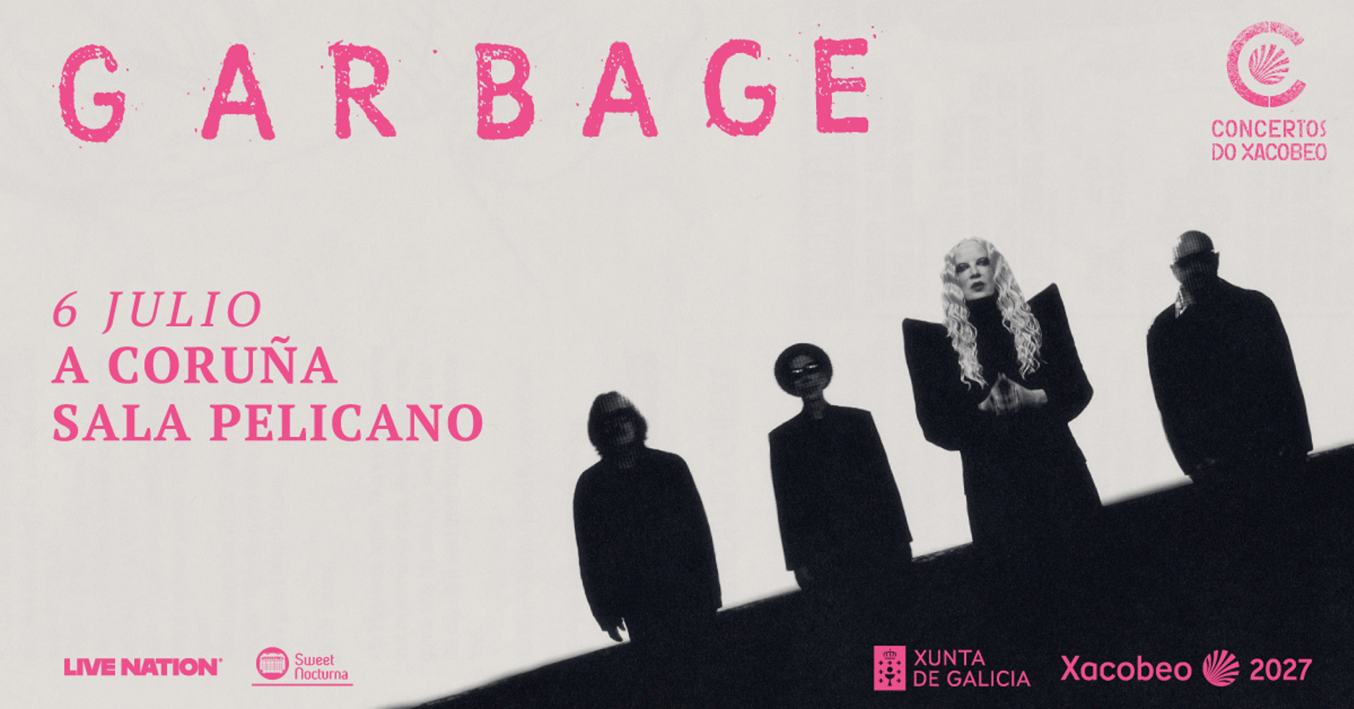 Concierto Garbage en A Coruña O Gozo en 2026